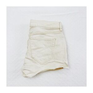 Madewell Cream Shorts Raw Hem SZ24